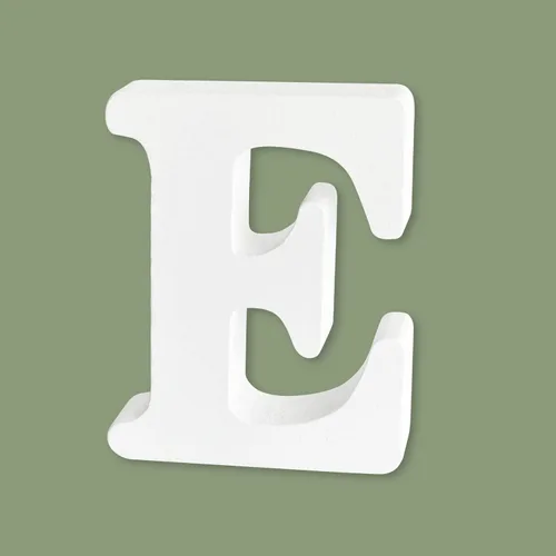 Miniatura 11 de Letras de madera de 4 pulgadas, letras del alfabeto de madera blanca para decoración de pared, letras de marquesina de madera sin terminar