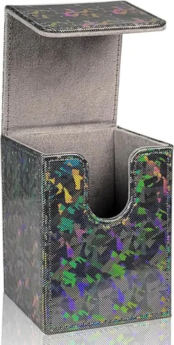 Miniatura 7 de Dmoicols 4 Paquetes Caja de Mazos de Cartas Contiene 400+ Cartas con Fundas Individuales, Caja de Almacenamiento de Cartas de Material Láser