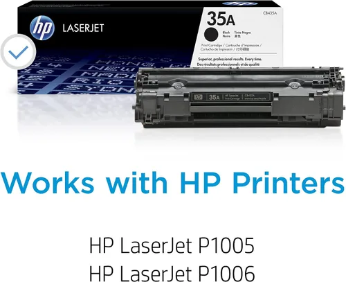 Miniatura 2 de HP 35A (CB435A) cartucho de tóner negro original LaserJet.