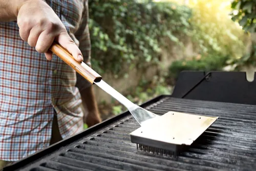 Miniatura 6 de Outset QVG40 Verde Collection - Cepillo para parrilla con cerdas reemplazables y raspador