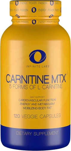 Infinite Labs L Carnitina 1000mg MTX - Mezcla de aminoácidos de fumarato de carnitina, L-carnitina L-tartrato, acetil L-carnitina, L-carnitina HCL,