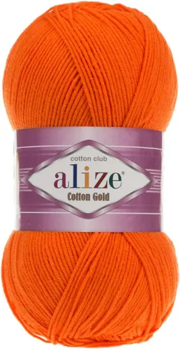 Miniatura 24 de 55% algodón 45% acrílico Alize Cotton Gold Yarn 1 madeja/bola 3.53 oz 360 yardas (1-crema)