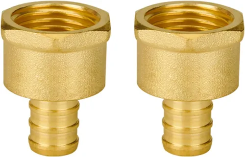 Miniatura 47 de SUNGATOR Paquete de 50 accesorios Pex de 1/2" en T, accesorios Pex de 1/2 pulgada en T, sin plomo, de latón, certificados NSF