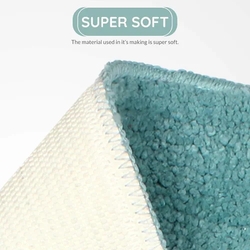 Miniatura 6 de RAJRANG - Alfombra de baño antideslizante para baño, 17 x 24 pulgadas, suave, absorbente, lavable, alfombra para puerta, decoración del hogar