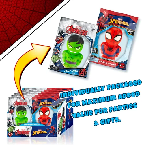 Miniatura 5 de JA-RU Marvel Avengers - Pelota grande de espuma antiestrés de 5.5 pulgadas (1 superhéroe squishies) Iron Man, Capitán América, Hulk, juguete