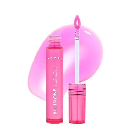 Miniatura 9 de Lamel Lip Oil Set of 2 – Peachy & Sparkle Hydrating Tinted Lip Oils, Glossy Non-Sticky Finish, Full-Size Lip Gloss Duo
