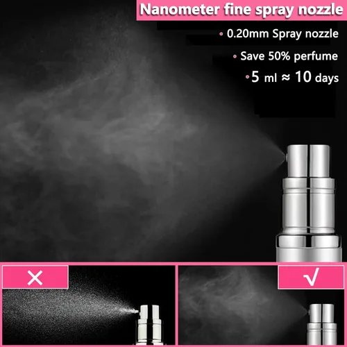 Miniatura 3 de ATOMIZADOR DE PERFUME PORTÁTIL DE VIAJE ANTOKX - Atomizador de Perfume de 5ML, Estuche de Bomba de Aroma, Vaporizador de Perfume Portátil a Prueba