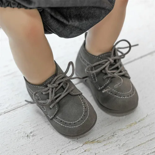 Miniatura 2 de Meckior Zapatos de Boda Clásicos para Bebés Niños y Niñas de Cuero Sintético PU, Mocasines Brogue, Zapatos Oxford para Niños Pequeños, Zapatos