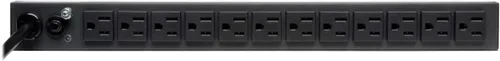 Miniatura 2 de Tripp Lite PDU Basic 13 salidas NEMA 5-15R Entrada 5-15P Cable 1.8kW 6ft 1URM (PDU121506)