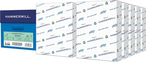Miniatura 42 de Hammermill Papel de color, papel de impresora crema de 20 libras, 8.5 x 11-1 resma (500 hojas), fabricado en los Estados Unidos, papel pastel