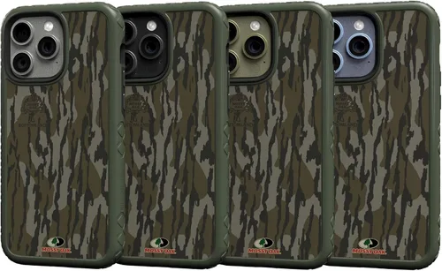 Miniatura 5 de cellhelmet Mossy Oak Agua Yellowfin Funda de doble capa en gris diseñada para iPhone 13 Mini a prueba de golpes y caídas, duradera, como se ve