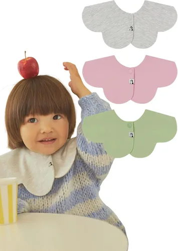 Miniatura 31 de Konny Baby Bib 3/5/7-Pack Set, 360 ° Rotate, Soft and Absorbent Drooling for Toddler Boys Girls Baby Essentials