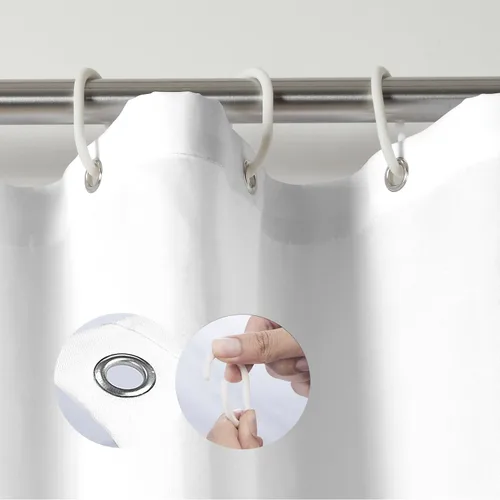 Miniatura 5 de Juego de 4 cortinas de ducha con diseño de rana divertida color verde con tapete de baño, diseño de rana en hojas, tapete de baño para niños, tapete