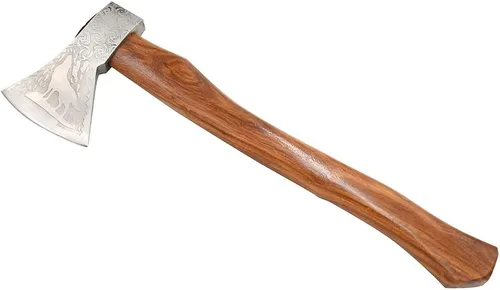 Miniatura 14 de Medieval Warrior Hacha Tomahawk Viking Tomahawk hecha a mano forjada a mano personalizada-hacha de caza-hacha de camping. (diseño)