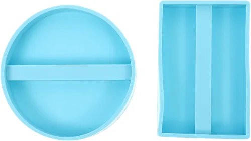 Miniatura 2 de Juego de 2 soportes para tarjetas de visita, molde de resina epoxi de silicona para manualidades, manualidades, jabón, velas, oficina, estudio