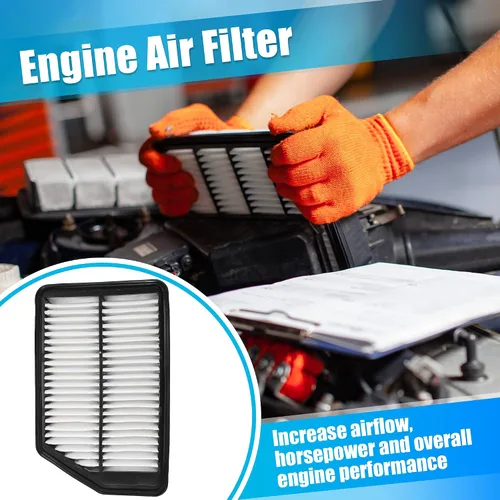 Miniatura 3 de X AUTOHAUX Filtro de aire de motor + filtro de aire de cabina para Kia Forte ForteKoup Forte5 2014-2018 Juego combinado de filtro de aire