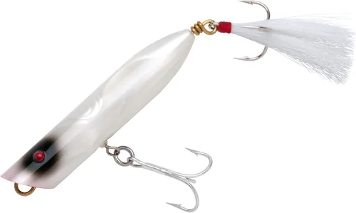 Miniatura 17 de Creek Chub Striper Strike - Señuelo de pesca de fundición larga de hundimiento lento, grado de agua salada Silver Flash