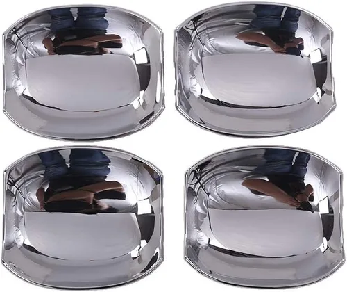 Miniatura 6 de YIWANG ABS cromo manija de puerta insertos taza ajuste 4 unids ajuste para Land Rover Discovery 5 2017 2018 2019 Auto Accesorios (polaco)