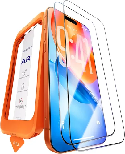 Miniatura 7 de UltraGlass TOP 9H+ OptiArmor Protector de pantalla para iPhone 17 Pro Max [NO.1 antirreflectante y grado militar inastillable] Protector de pantalla