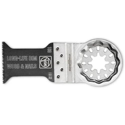 Miniatura 35 de Fein Starlock Plus 63502161260 - Hoja de sierra de larga duración con corte E, corte de precisión para madera, paneles de yeso y plásticos