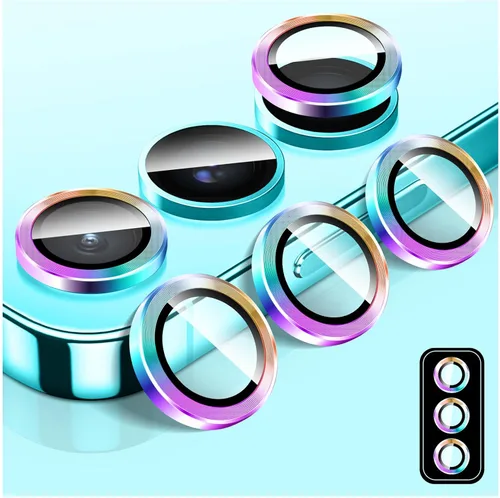 Miniatura 8 de LucBuy Protector de lente de cámara para Samsung Galaxy Z Fold 3, cubierta de cámara de vidrio templado Protector de pantalla Adhesivo de película