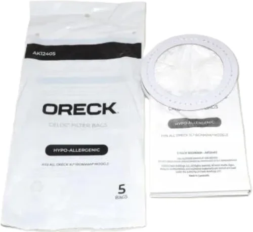 Miniatura 2 de Oreck Celoc 433713 - Bolsas con sistema de filtro hipoalergénico para modelos Oreck XL Ironman (paquete de 5)
