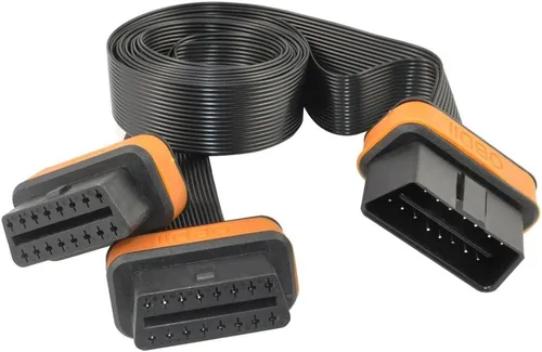 Miniatura 8 de Cable divisor OBD II OBD2 de 1.64 pies/19.7 in, cable de extensión macho OBDii de 16 pines a hembra,Adaptador de cable extensor de diagnóstico