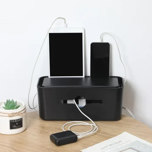 Miniatura 7 de Bates - Caja de organización de cables, mediana, caja organizadora de cables, caja organizadora de cables, organizador de cajas de cables, caja