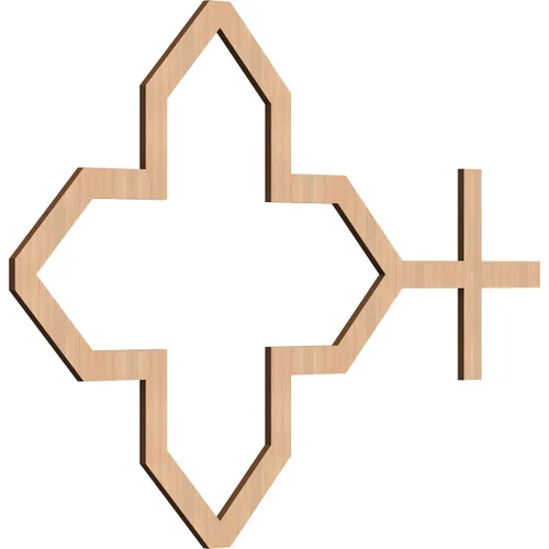 Miniatura 24 de Laird Paneles decorativos de pared de madera con calado, extra pequeños, 13/8 pulgadas de ancho x 7 3/8 pulgadas de alto x 3/8 pulgadas de alto