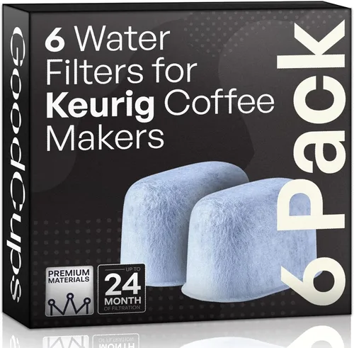 Repuesto de filtro Keurig - 6 filtros de agua para cafeteras Keurig K-Mini, K-Supreme, K-Slim, K-Express, K-Classic, K-Duo, K-Duo Hot & Iced,