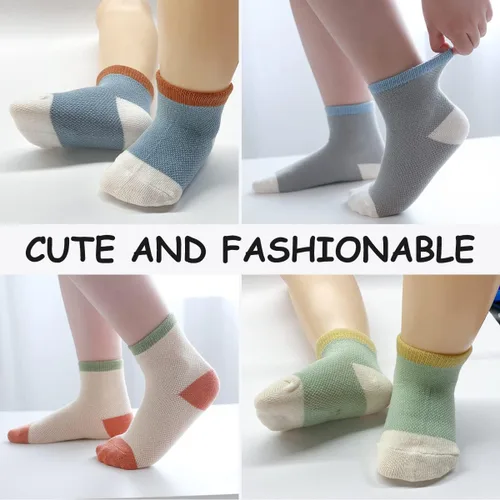 Miniatura 5 de Nuevos calcetines de malla de verano para bebés, niños y niñas pequeñas, calcetines para recién nacidos, accesorios esenciales para bebés