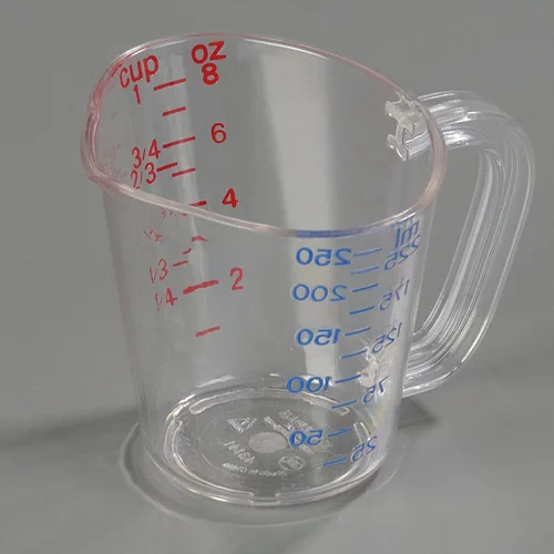 Miniatura 8 de CARLISLE FOODSERVICE PRODUCTS 4314107 - Taza medidora de plástico comercial, 1 taza, transparente (paquete de 12)