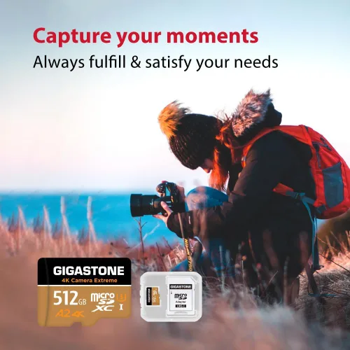 Miniatura 7 de Recuperación de datos de 5 años: tarjeta micro SD de 512 GB, cámara 4K extrema, tarjeta de memoria MicroSDXC para GoPro, cámara de acción, DJI