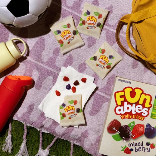 Miniatura 6 de Bocadillos de fruta Funables, bocadillos de bayas mixtas, paquetes de 2.5 onzas (paquete de 48)