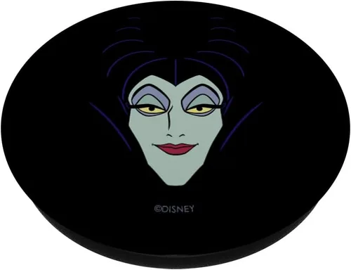 Miniatura 2 de Disney PopSockets PopSockets de cara maléfica de villanos: agarre intercambiable para teléfonos y tabletas