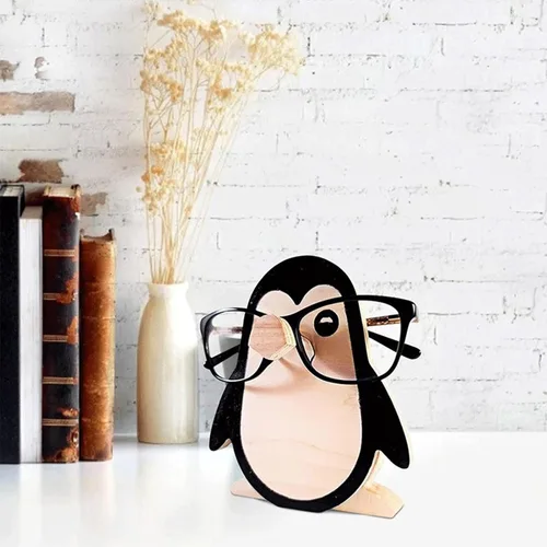 Miniatura 5 de Divertido soporte de lentes de animales, bonita exhibición de gafas de sol en forma de gato, soporte para gafas de mascotas para decoración