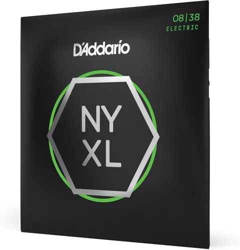 Miniatura 33 de D'Addario Cuerdas para guitarra eléctrica, NYXL entorchadas en níquel, NYXL1164, calibre medio 11-64, juego de 7 cuerdas, paquete de 1