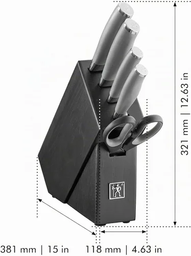 Miniatura 4 de Henckels Modernist - Juego de bloques de cuchillos de estudio de 6 piezas