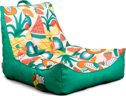 Miniatura 16 de Big Joe Captain's Float - Tumbona para piscina, no necesita inflado, malla de doble cara con rayas náuticas americanas, tela de drenaje rápido, 3