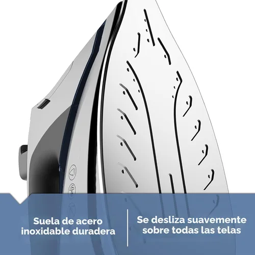 Miniatura 6 de BLACK+DECKER Allure - Plancha de vapor profesional, azul, D3030 Gris/azul