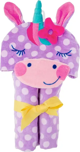 Miniatura 3 de Stephen Joseph, Toalla de playa con capucha para niños, toalla para niñas y niños, cubierta de piscina, súper absorbente, lindos personajes
