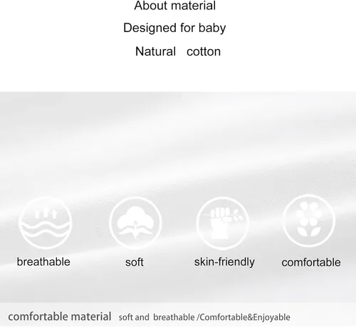 Miniatura 6 de pureborn MamelucoBody de Algodón Súper Suave para Bebés Niñas y Niños de 0-24 Meses