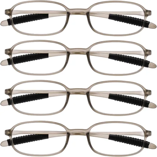 Miniatura 11 de Paquete de 4 lentes de lectura TR para mujeres y hombres, con bloqueo de luz azul, lectores 1.0 1.5 2.0 2.5 3.0 4.0