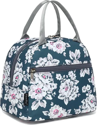 Miniatura 25 de Bolsa de almuerzo aislada FlowFly - Bolsa de asas organizadora para mujeres/hombres, Alpaca
