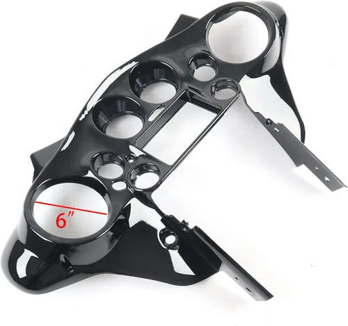 Miniatura 6 de Carenado interior doble DIN con kit de carenado de murciélago de altavoz de 6.5 pulgadas para Harley-Davidson Touring FLH 1998-2013