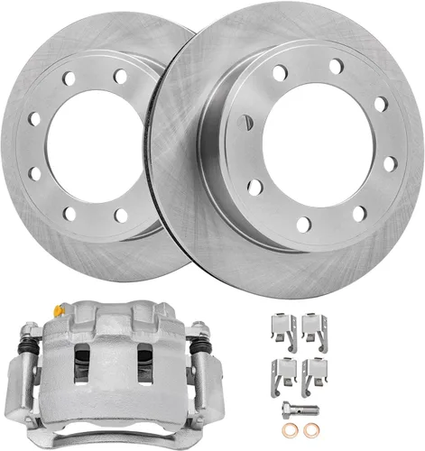 Detroit Axle - 4WD - Rotores de disco delantero de 13.031 in de repuesto para Ford Excursion F-250 F-350 Super Duty 1999-2004 - Juego de 3 piezas