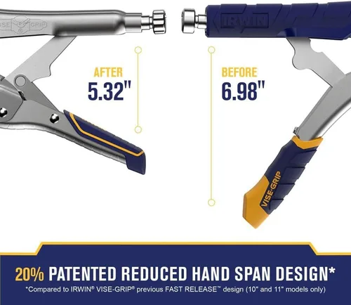 Miniatura 6 de IRWIN VISE-GRIP - Alicates de soldadura, liberación rápida, con abrazadera en C de bloqueo, de 11 pulgadas (IRHT82584)