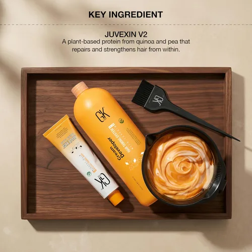 Miniatura 6 de Global Keratin GK HAIR - Crema profesional para el cabello, desarrollador de 8 volúmenes, 33.8 onzas líquidas para teñir el cabello, tinte de tóner