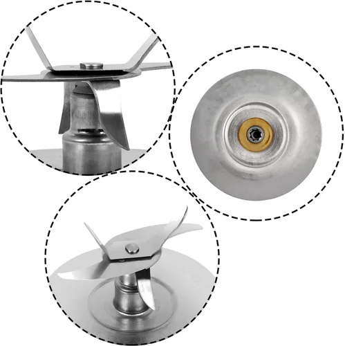 Miniatura 3 de Pro 1200 Blender Blade Reemplazo de acero inoxidable para Oster Pro 1200 Blender Accesorio con una junta de goma O Ring para Oster Pro 1200 Blender