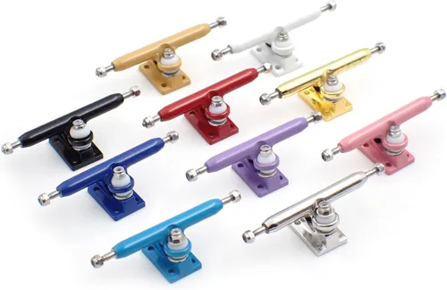 Miniatura 8 de SPITBOARDS® 32 mm Fingerboard Pro Trucks by, Real Lock Nuts, Single Axis, Kingpins, Rubber O-Ring Urethane Bushings, Optimised Hanger, Width 32 mm